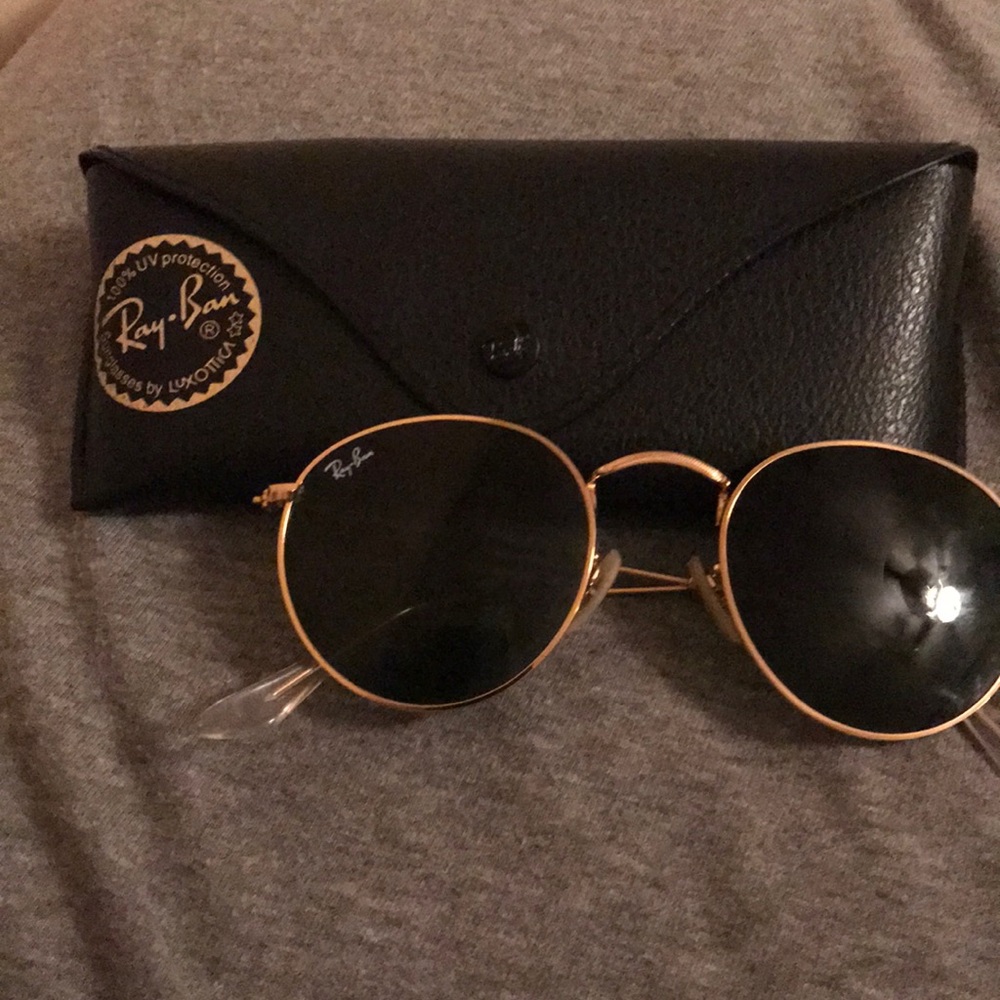 Ray Ban round metal sunglasses